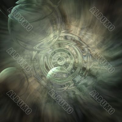 bubbles from the bottom