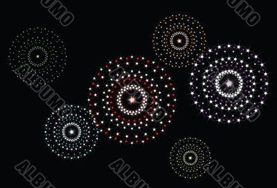 vector star fireworks 2