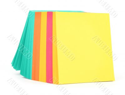 blank adhesive notes