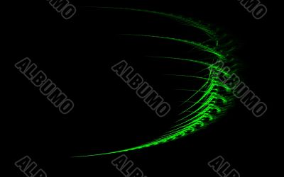 Green fern spine fish Green fern spine fish