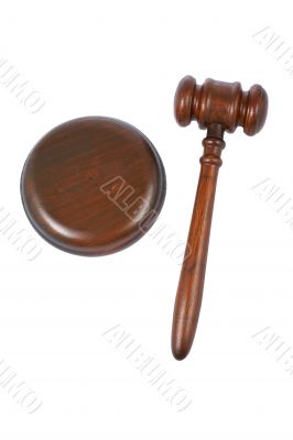 Wooden gavel