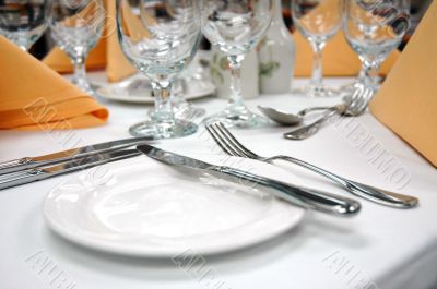 Formal Dinner Setting - Bread Plate