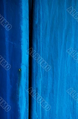 Blu wooden surface