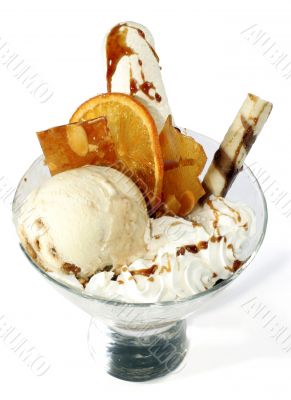 icecream with orange