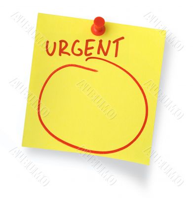 urgent note