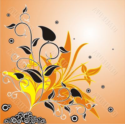 Abstract floral background