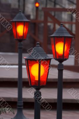 Three lanterns