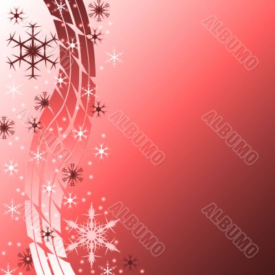 Background with snowflakes Background with snowflakes