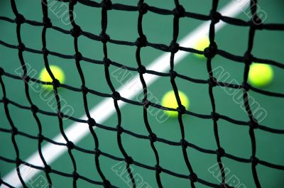 Tennis Net Closeup Tennis Net Closeup