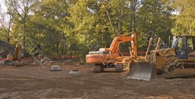 Heavy Equipment in Dirt