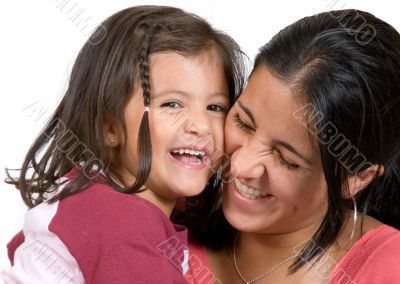girl with her mum having a laugh 2