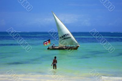 African Sail Boat