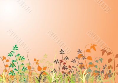 Abstract grass background