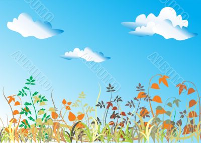 Abstract grass background