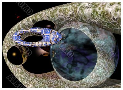 a boat from the pier