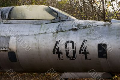Abandoned Jet Fighter