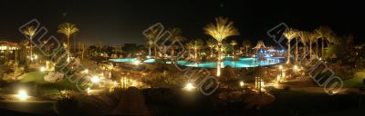 night panorama inegyptean hotel