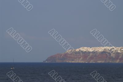 Aegean sea, Santorini island