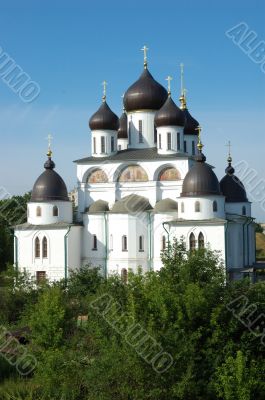 The cathedral in citadel of Dmitrov town