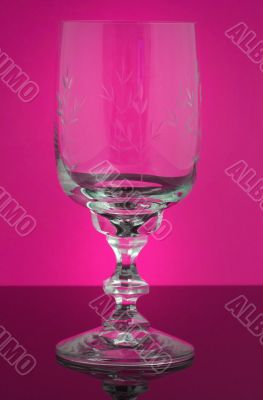 empty wine glass