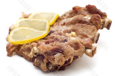 rib with lemon