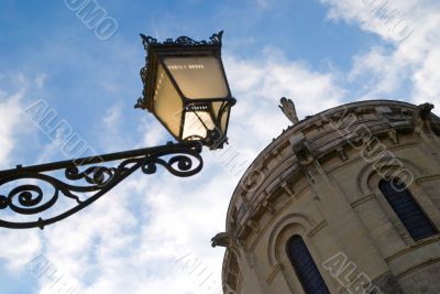 antique city building in Europe