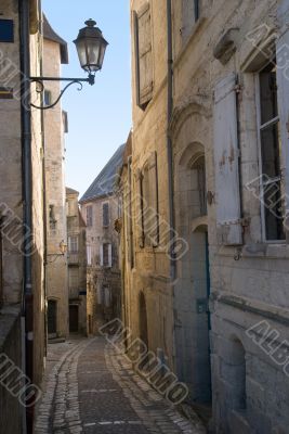 antique city building in Europe