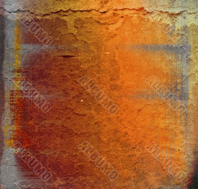 Detailed textured grunge background/frame