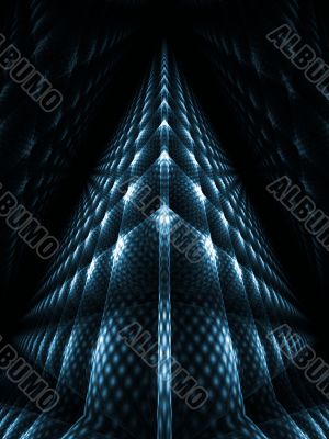 Fractal Abstact Background - 3d persective effect