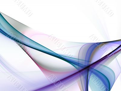 Fractal Abstract Background - Flowing colors