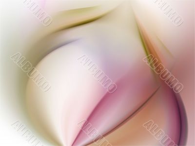 Fractal Abstract Background - Colorful curves
