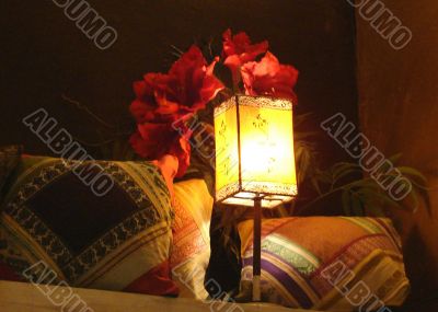 Lamp in east interior