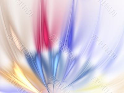 Fractal Abstract Background - Fanning colors