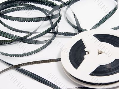 tangle of old film strip