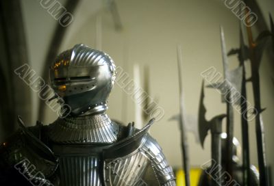 Armor of medieval knights