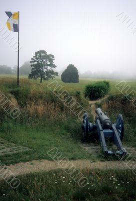 Cannon, French allied siege line