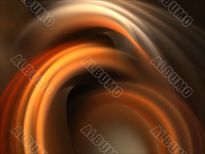 Fractal Abstract Background - Curving ripples