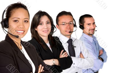 diverse customer service team