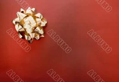 ribbon on red gift ribbon on red gift