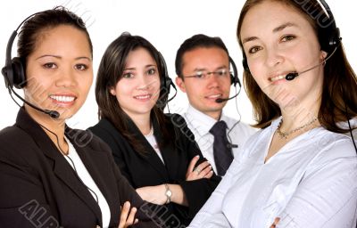 diverse customer service team
