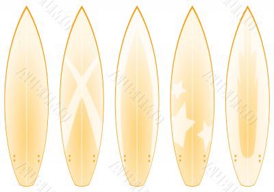 Surfboard Designs (yellow)