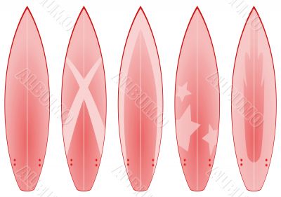 Surfboard Designs (red)