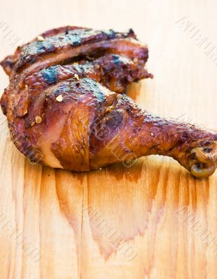 Grilled chicken leg