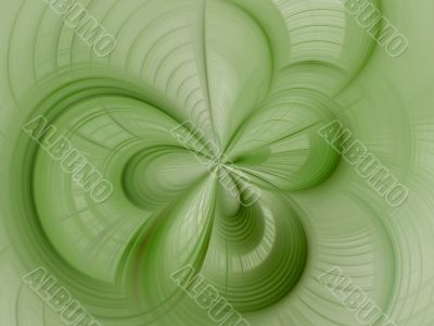 Digital Abstract Background - Woven green