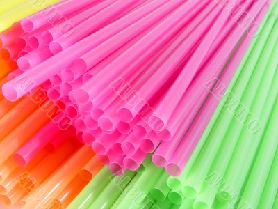 color cocktail straws