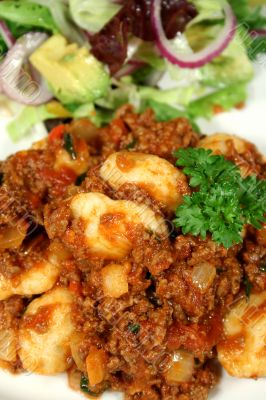 Gnocchi With Meat Sauce