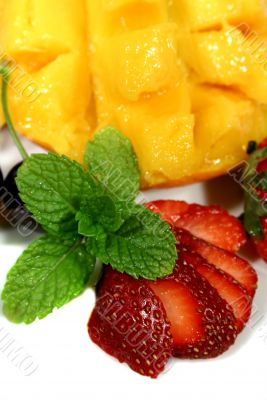 Strawberries And Mango