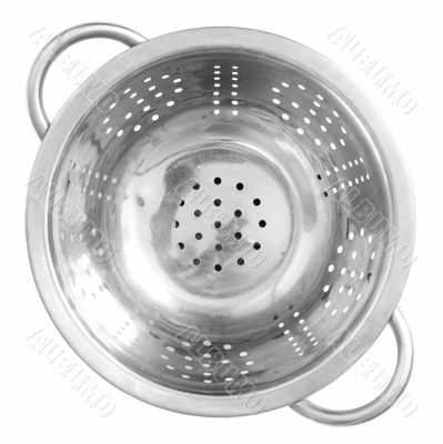 Steel kitchen colander