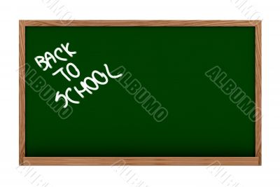 back to school - blackboard