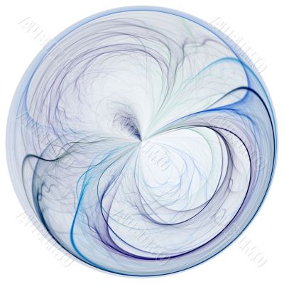 Fractal Abstract Background - Threaded Orb